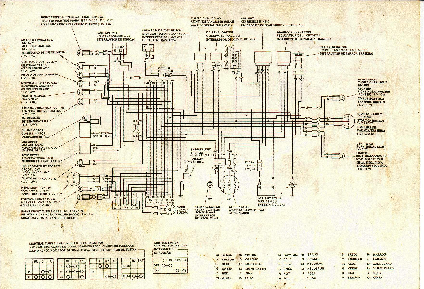 schaltplan nsr 50 Bild - Elektik Nsr - 457 KB - Honda ... honda nh 80 wiring diagram 